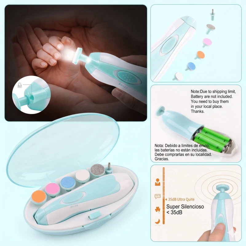 Lima Eléctrica para Bebé ✨👶💅