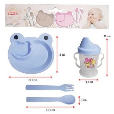 Plato Infantil con Compartimentos y Accesorios