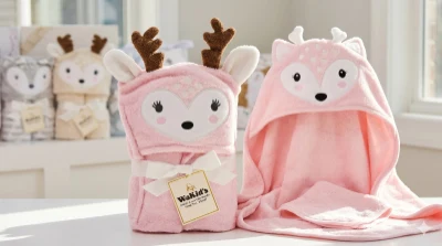 Toalla con Capucha para Bebés ✨👶🛁