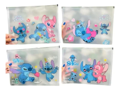 Carpeta plastica stitch
