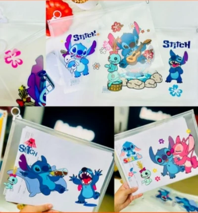 Carpeta plastica stitch