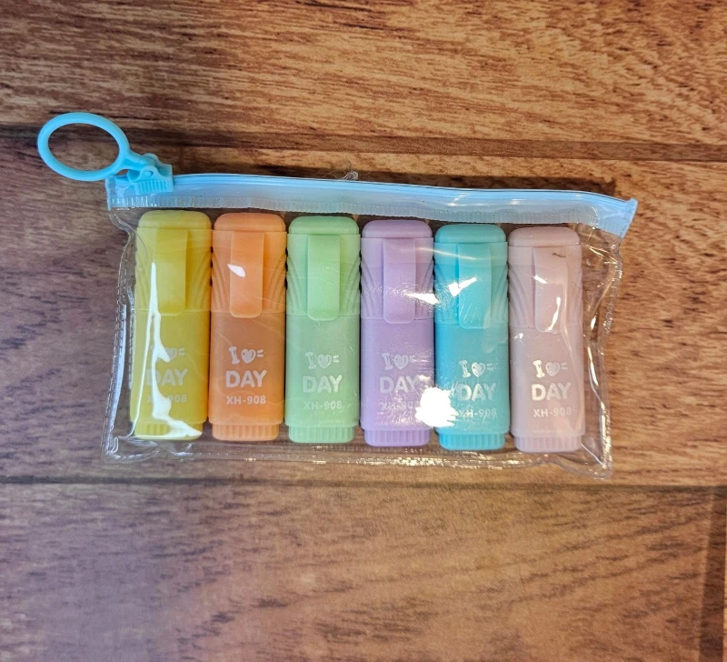 Resaltadores pastel