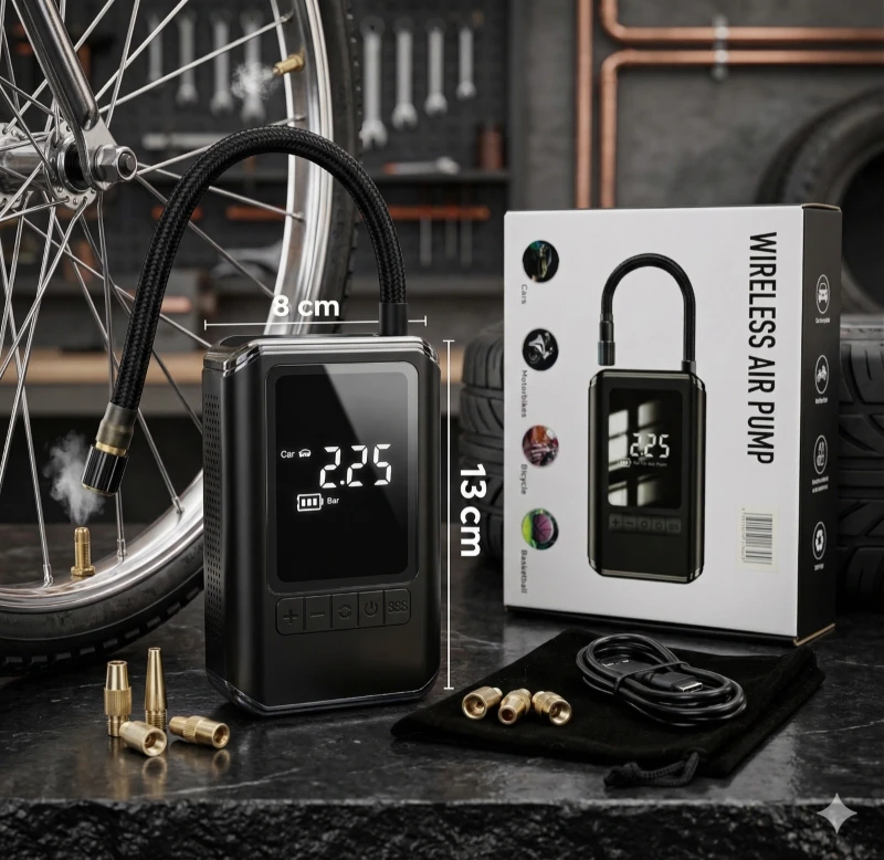 Inflador Automático Recargable✨🚗🛞