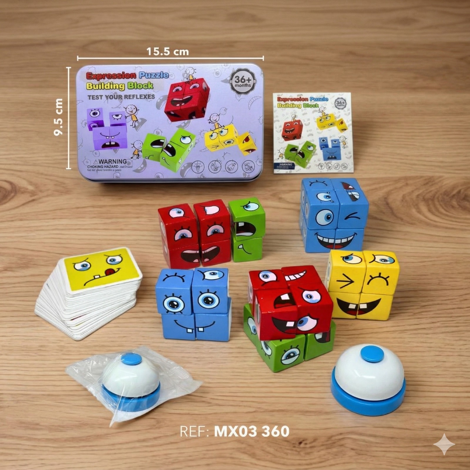 Arma Caritas con Campana 80 Piezas ✨🎨🔔