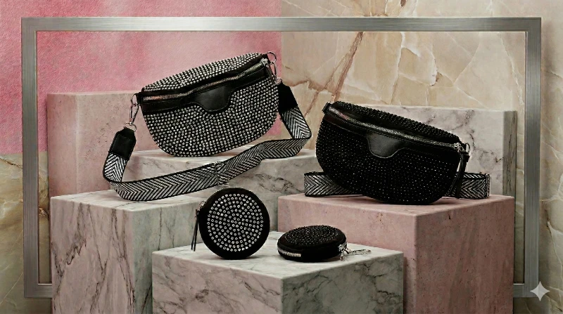 Bolso Pechera con Piedras ✨💎🙋‍♀️