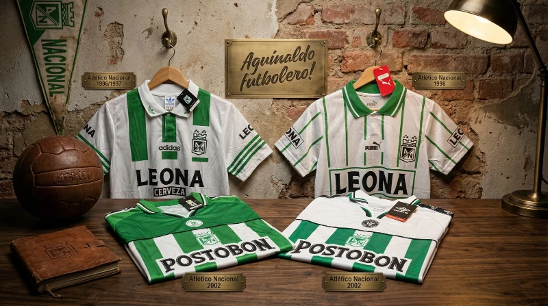 Camisetas Retro Atlético Nacional ✨💚⚽