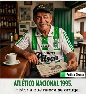 Camisetas Retro Atlético Nacional ✨💚⚽