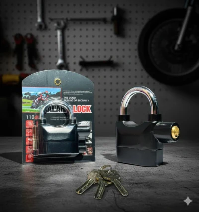 Candado con Alarma 110 dB ✨ 🔒