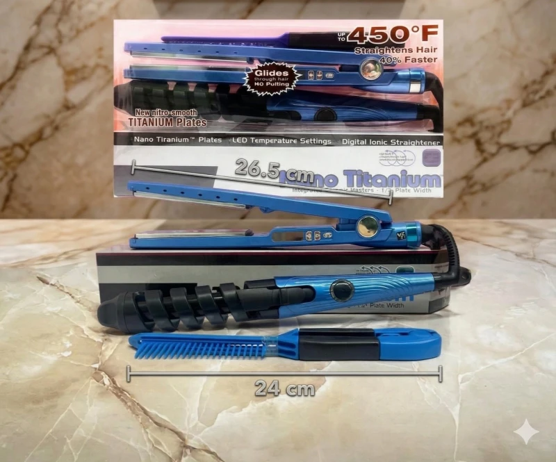 Combo Plancha Nano Titanium  ✨💁‍♀️💎