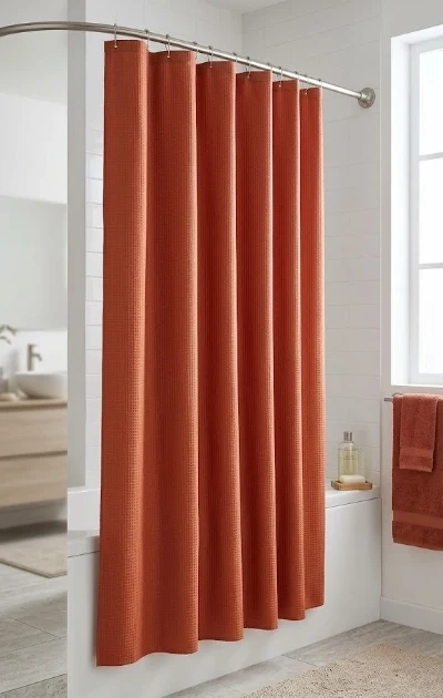 Cortina de baño impermeable