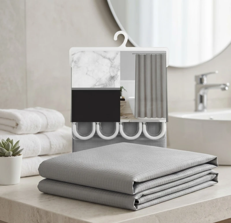 Cortina de baño impermeable