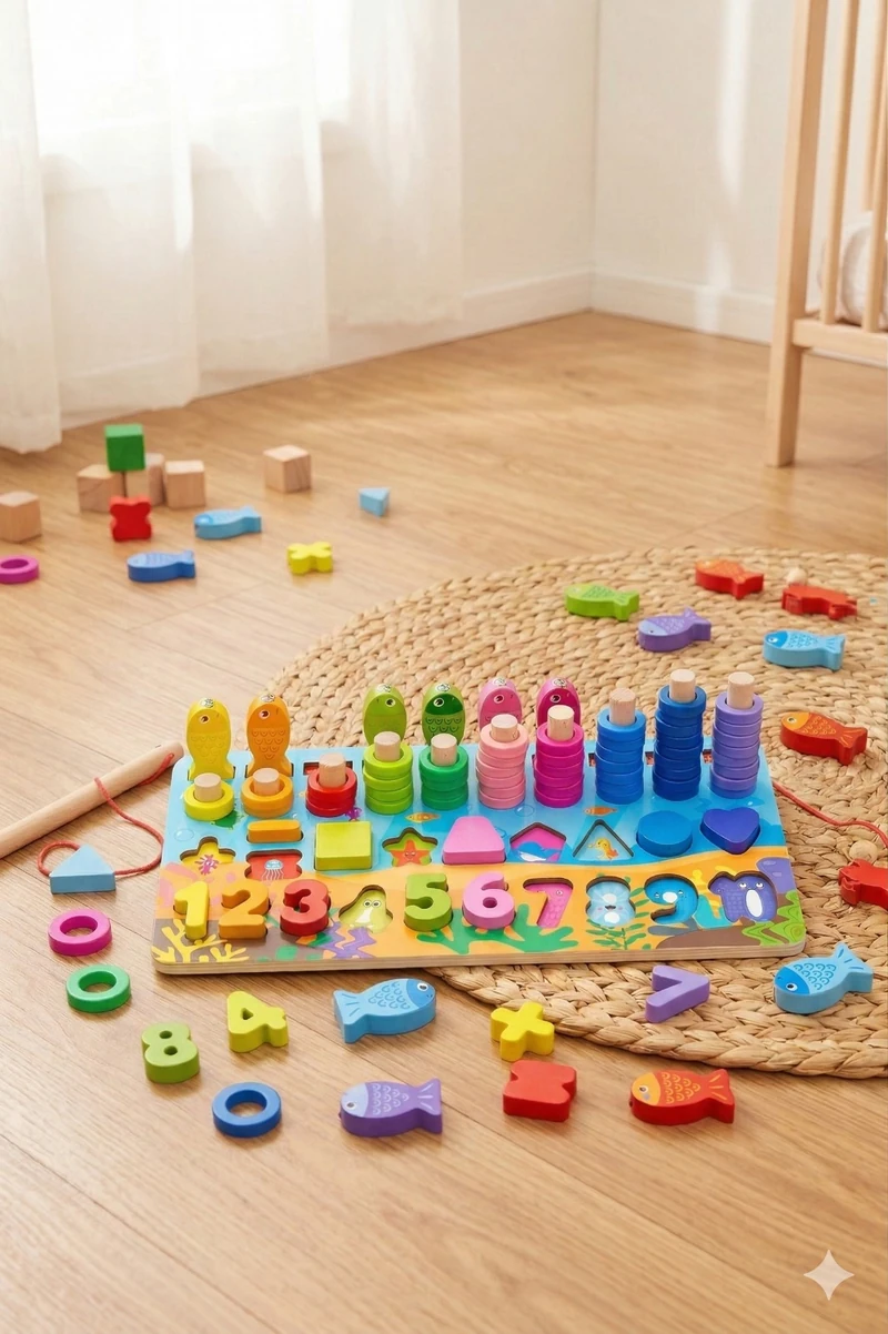 Didáctico en Madera de Lujo ✨🧩👶