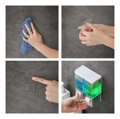 Dispensador doble de pared