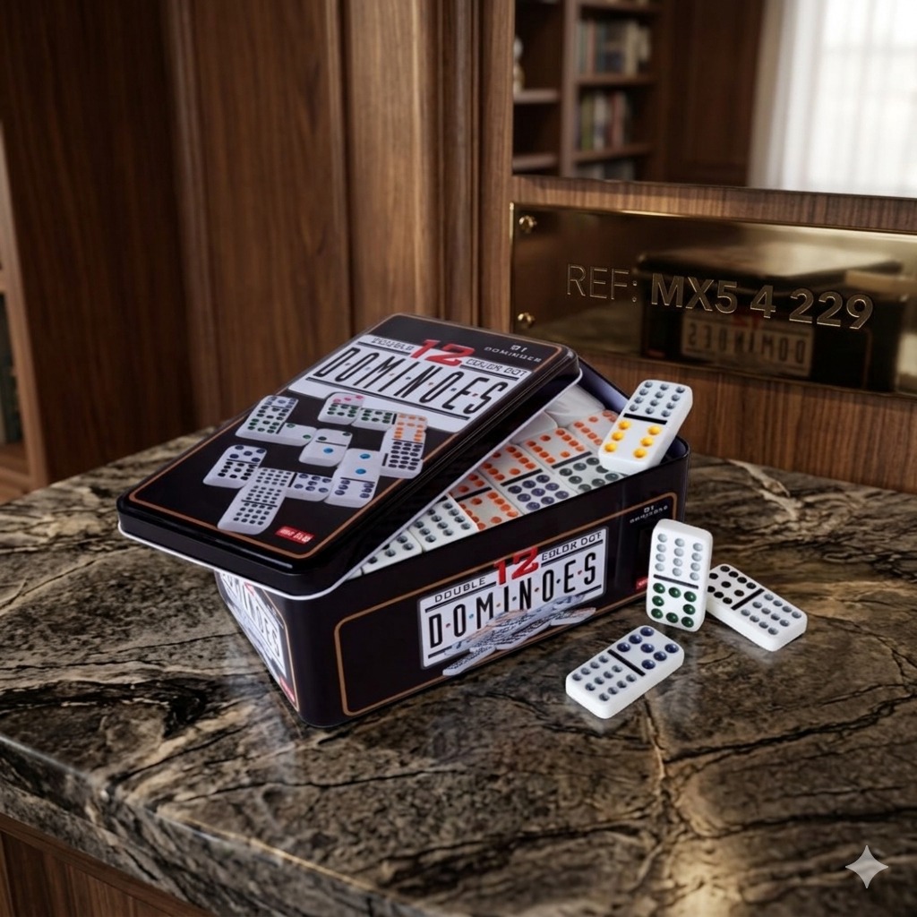 Dominó  Caja Metálica ✨🎲🌈