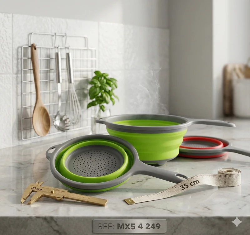 Escurridor Plegable de Pasta ✨🥬🍝