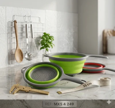 Escurridor Plegable de Pasta ✨🥬🍝