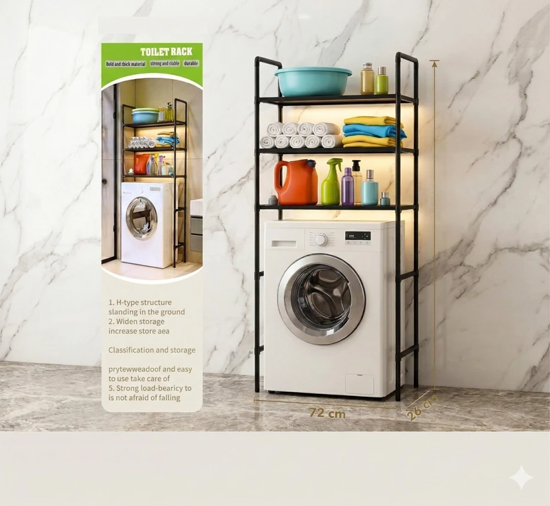 Estante Organizador de Lavadora ✨🧺🏠