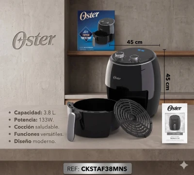 Freidora de Aire Oster 3.8L ✨🍗🏠