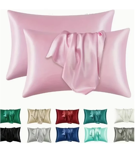 Funda de almohada en satín
