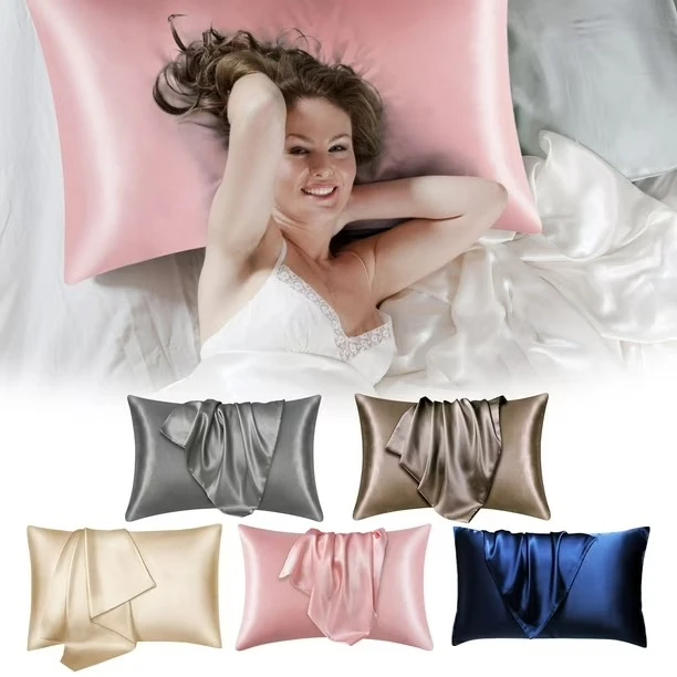 Funda de almohada en satín