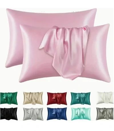 Funda de almohada en satín