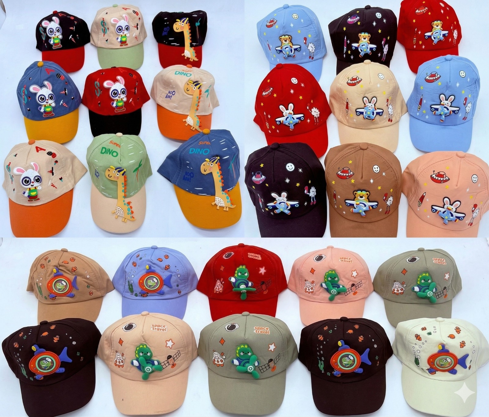Gorras Infantiles de Personajes ✨🧢🎨