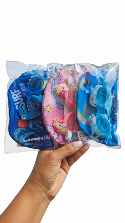 Gorro + gafas para piscina
