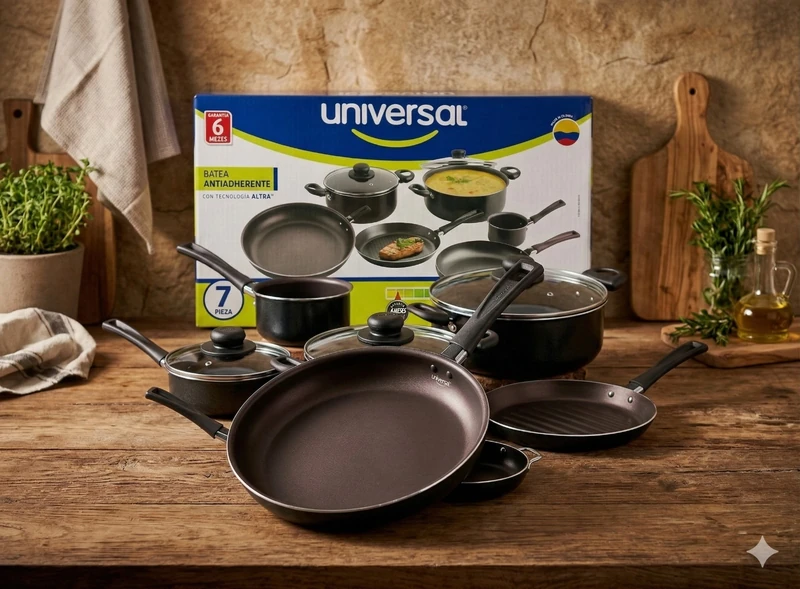 Juego de Ollas Universal x7 Pzas ✨🥘🔥