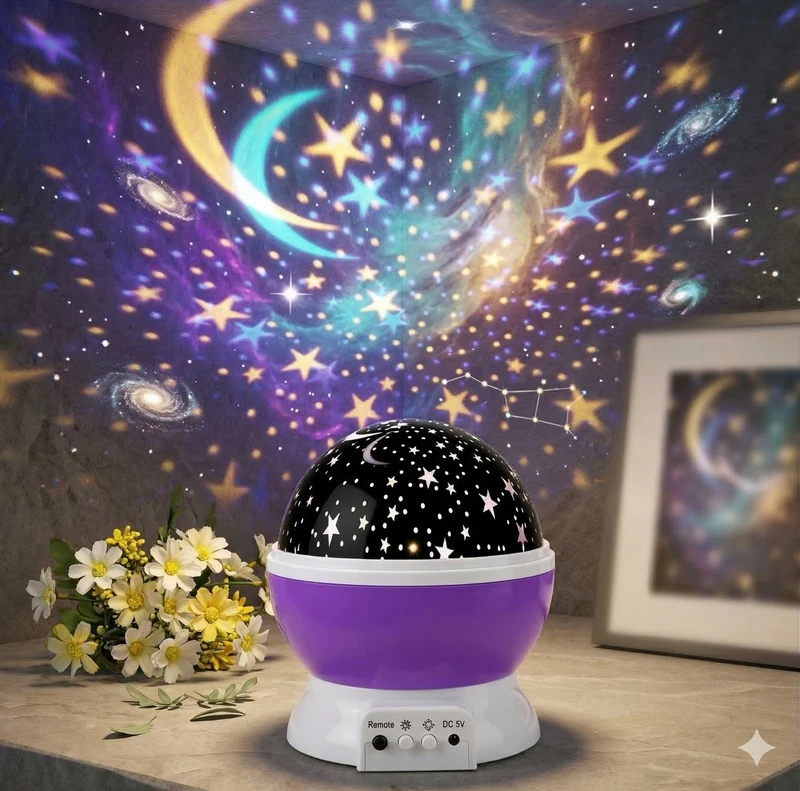 ❤️Lámpara Proyector de Constelaciones ✨🌙⭐