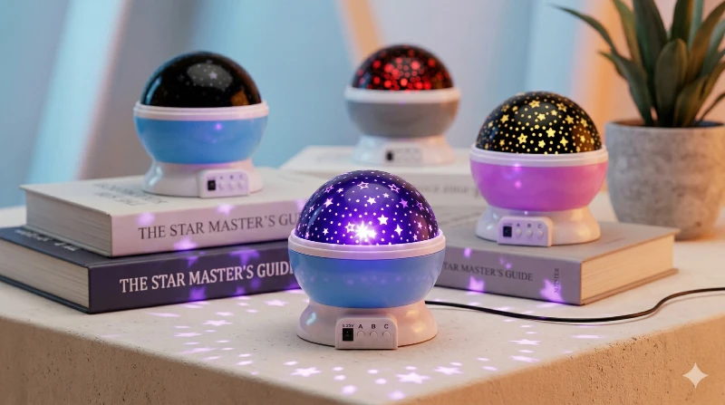 Lámpara Proyectora de Estrellas ✨🔭🌌