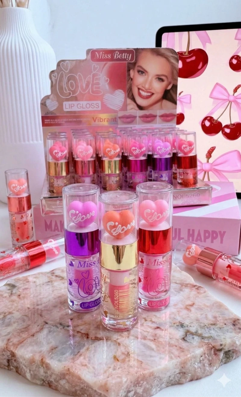 Lip Gloss Love 3D ✨💋💗
