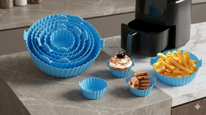 Moldes x6 para Freidora de Aire ✨🧁❤️