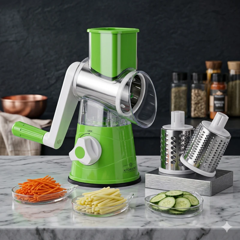 Molino Rallador Multiusos ✨🥕🧀