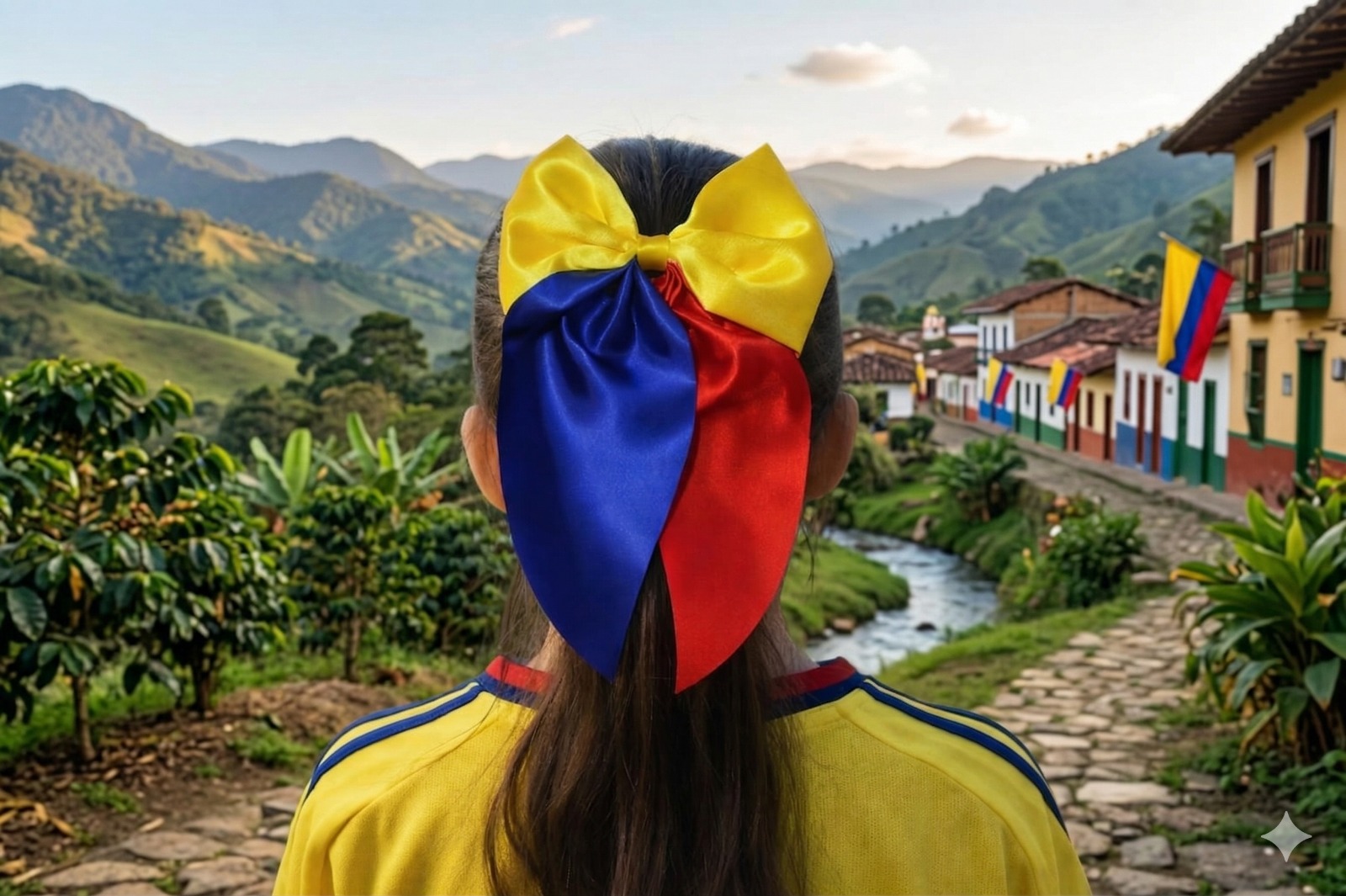 Moños de Satín Colombia 🇨🇴🏆⚽️