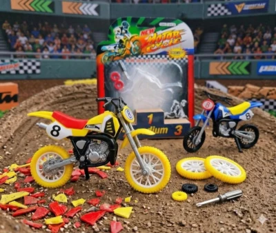 Moto de Motocross Armable✨🏍️🛠️