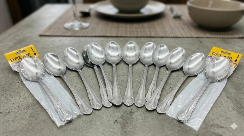 Paquete x12 Cucharas de Acero ✨🍴🔝