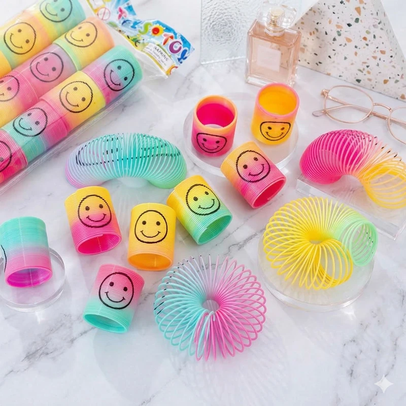 Paquete x12 Resortes Mágicos (Slinky) ✨🌈🌀