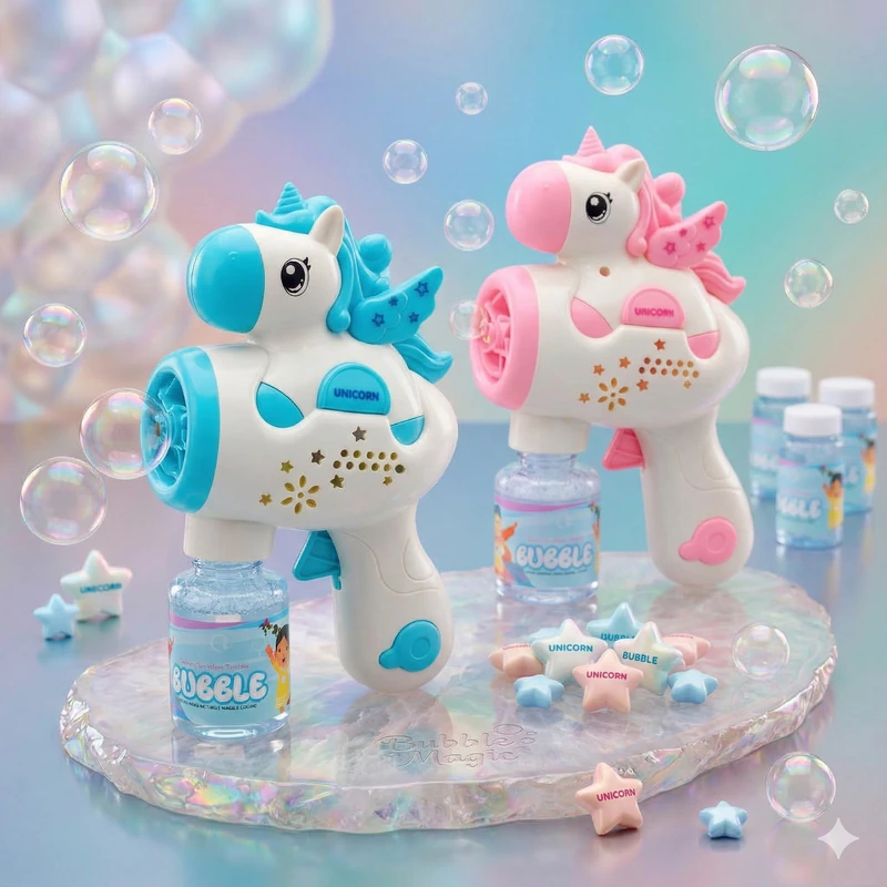 Pistola de Burbujas Unicornio ✨🦄🫧