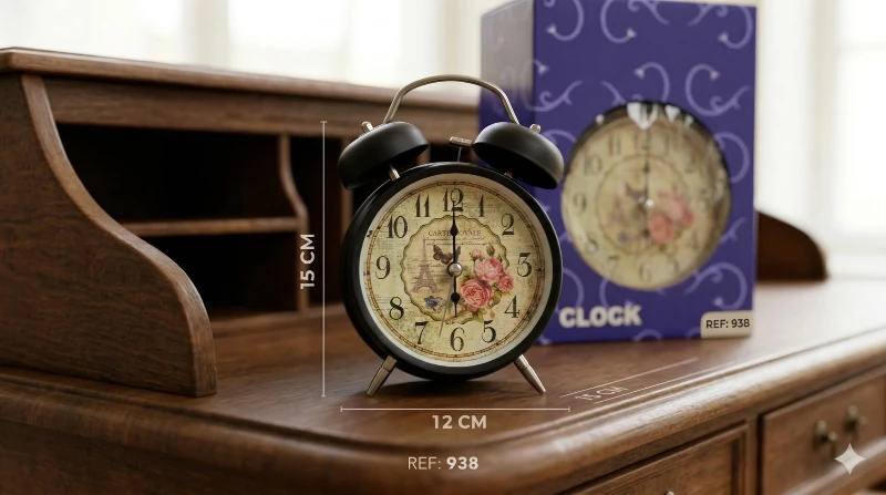 Reloj Despertador Campana ✨⏰🔔