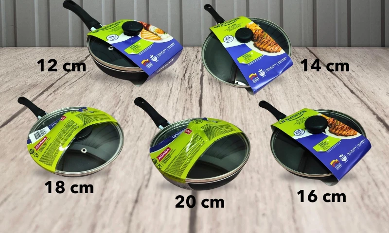 SARTÉN CON TAPA UNIVERSAL 12cm 💛