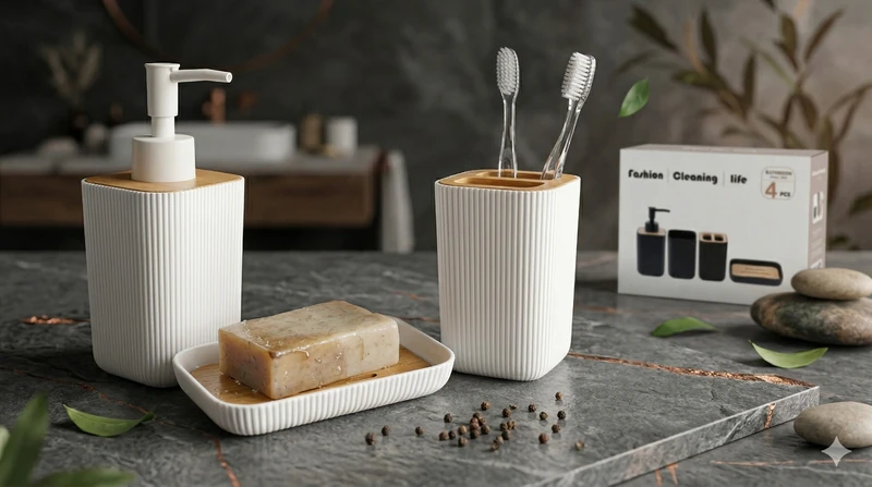 Set de Accesorios para Baño  ✨🛁🧼