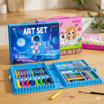 Set de Arte Completo x 68 Piezas ✨🎨🖍️