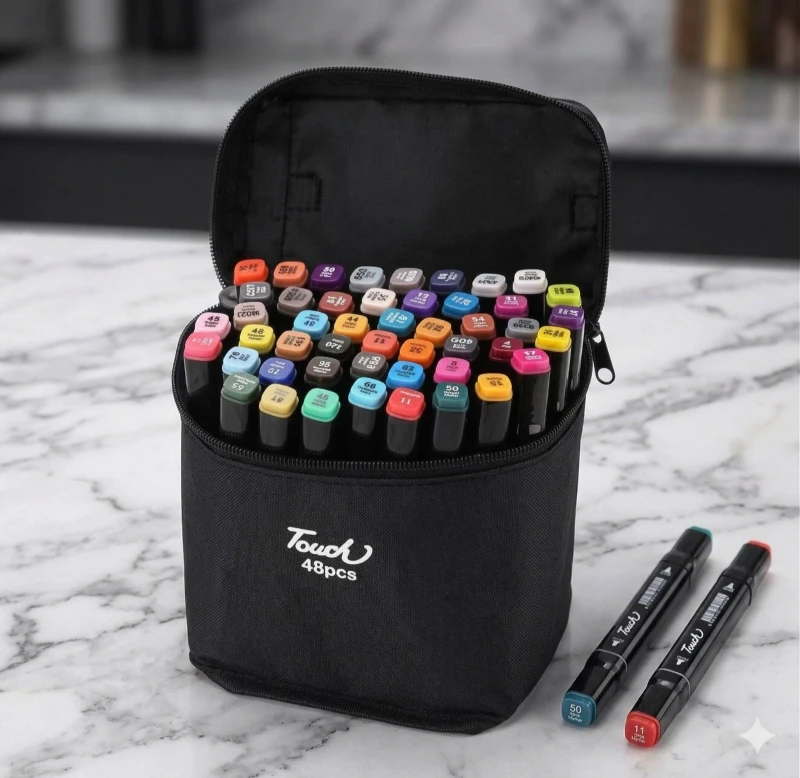 Set de Marcadores Artísticos x48 ✨🖍️🎭