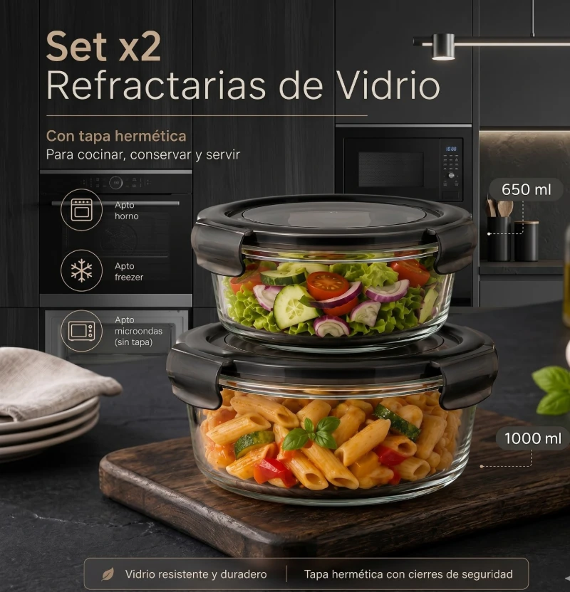 SET X2 REFRACTARIAS DE VIDRIO
