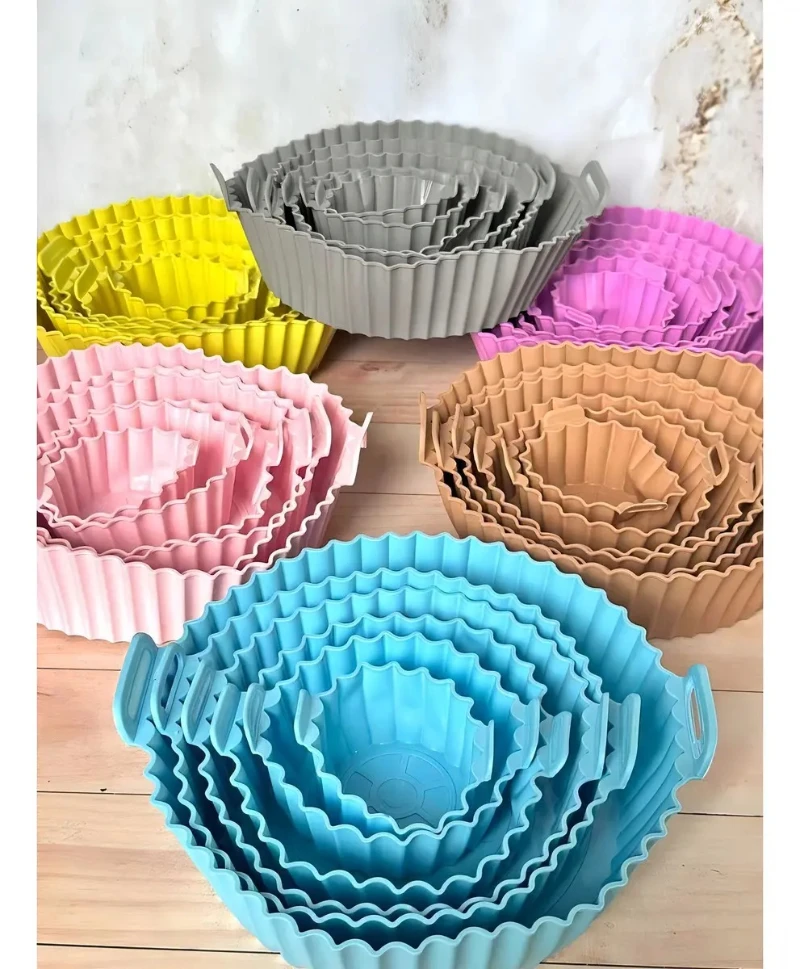 Set x6 Moldes de Silicona para Air Fryer