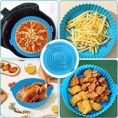 Set x6 Moldes de Silicona para Air Fryer