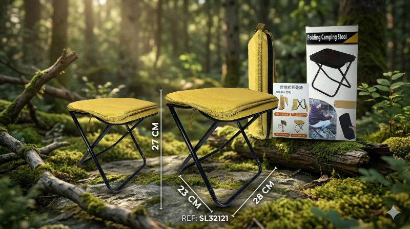 Silla Plegable con Estuche ✨🪑🏕️