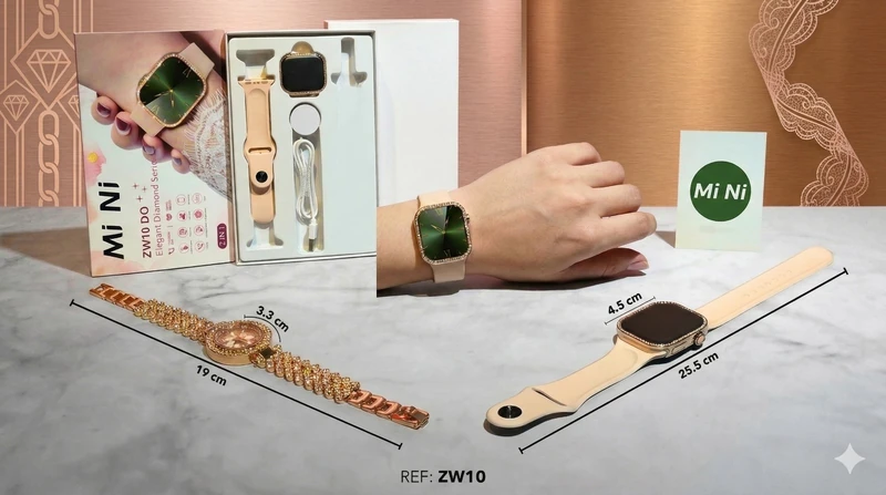 Smartwatch Mini ZW10 Diamond Edition ✨⌚💎