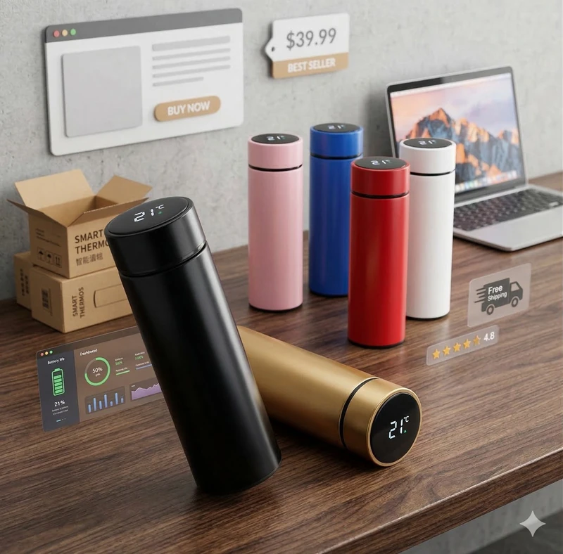 Termo Inteligente con Sensor Digital ✨🌡️🥤