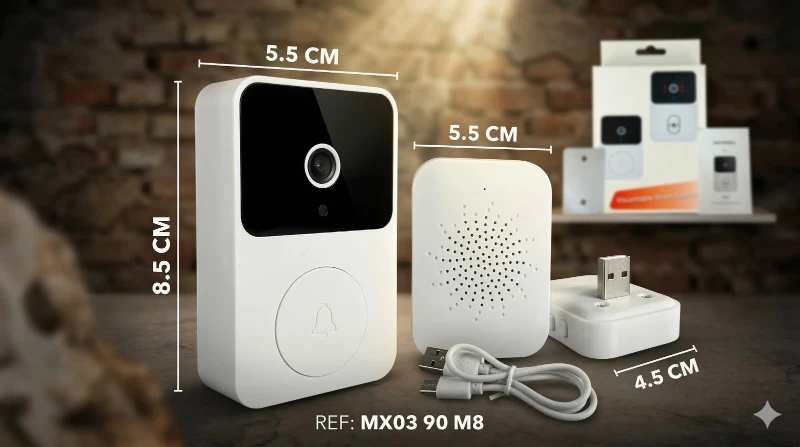 Timbre con Cámara Inteligente  ✨📲🛎️